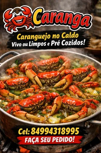 Caranquejos no delicioso caldo 