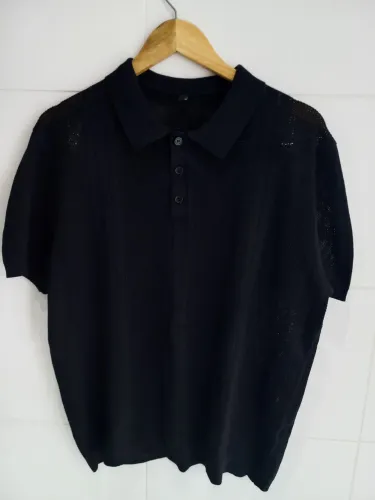 Polo mesh masculina