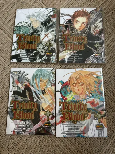 Trinity blood - mangá - 1,2,4 e 5