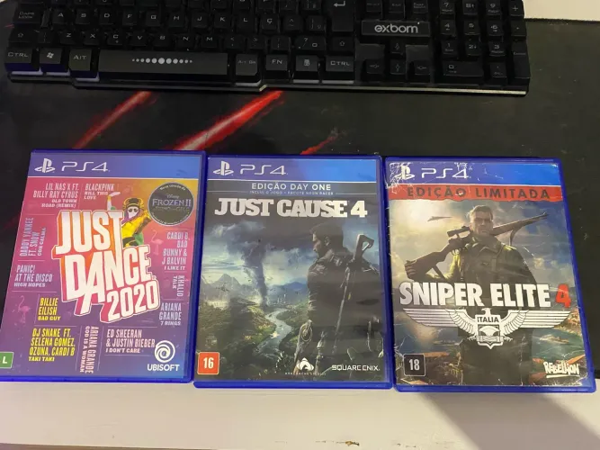 3 Jogos ps4