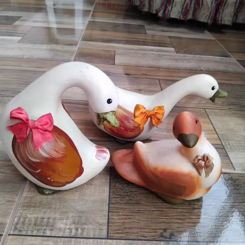 3 pratos de decoração 