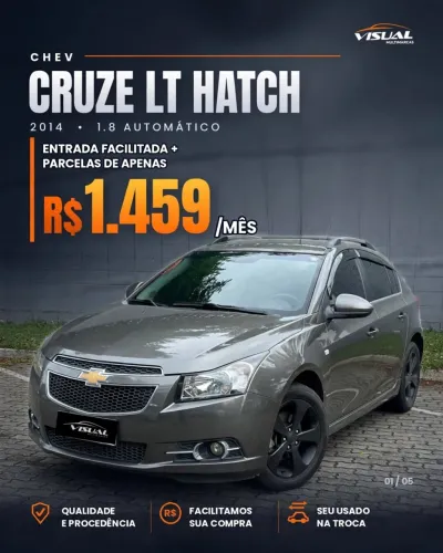 Chevrolet Cruze HB Sport LT 1.8 16V Flexp. 5P AUT 2014