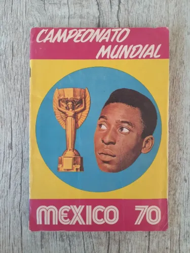 Álbum de figurinhas copa do mundo 1970 completo