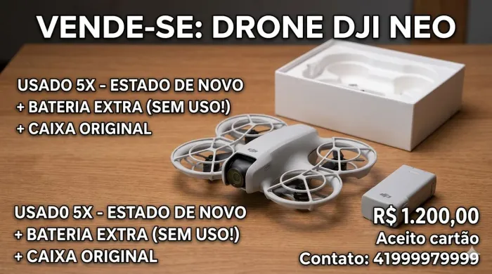 DRONE DJI Neo + bateria extra
