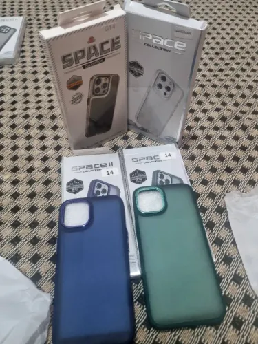 Capa Space iPhone 14 ? Proteção Reforçada 2em1 PC+TPU Nova na caixa