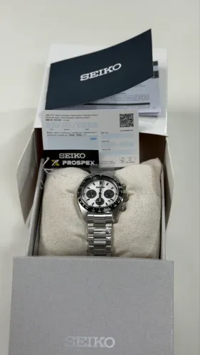 Relógio Seiko Panda Prospex SpeedTimer Solar 2026 SSC961