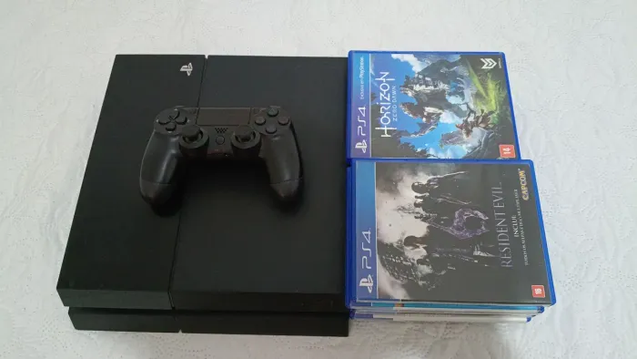? VENDO PS4 FAT 500GB + 15 JOGOS ORIGINAIS!