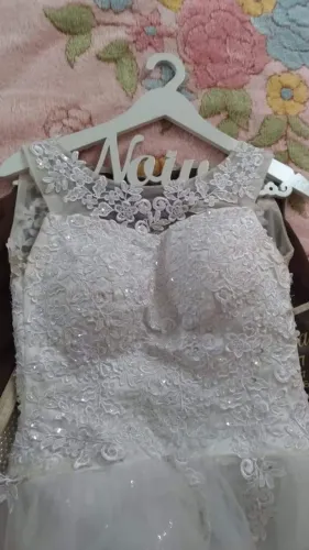 Vestido de Noiva Elegante - Excelente Estado