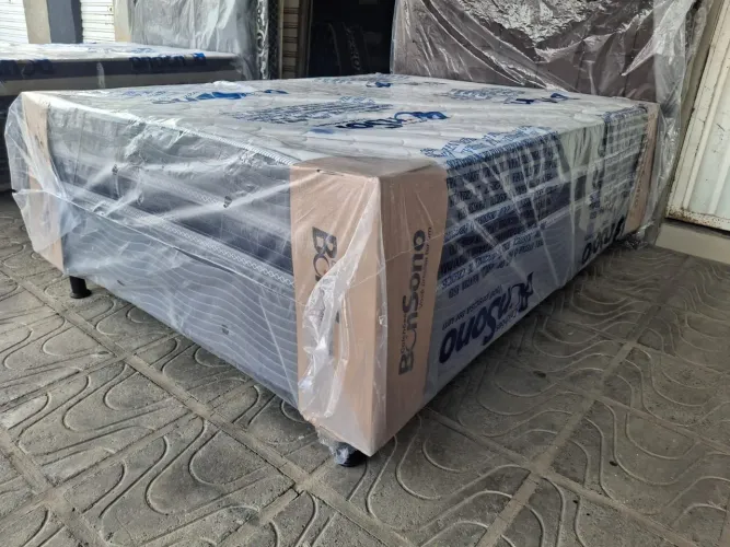 CAMA DE CASAL COM MOLA ENSACADA ?