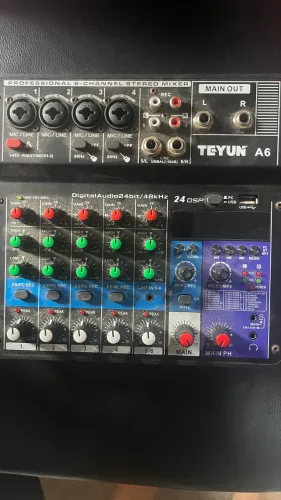 Mesa de som Teyun A6