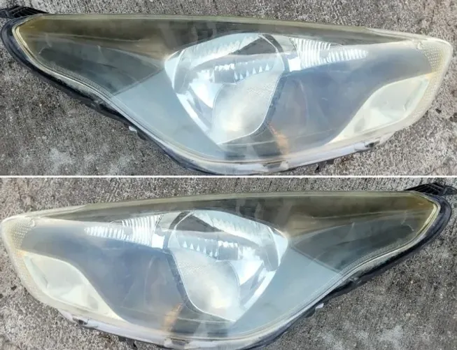 Par de faróis macara negra Ford ka 2018 2019 2020 2021