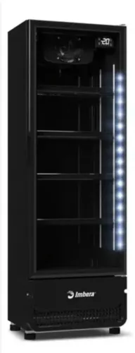Cervejeira expositora Imbera 369L Full Black 