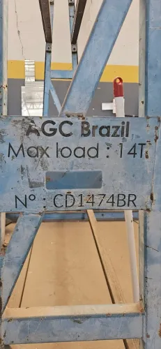 Estaleiro para Estocagem de Chapas de Vidro - Cavalete Industrial - Unidades