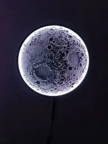 Quadro realista LUA 