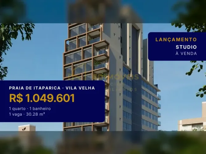 Praia de Itaparica: Seu Novo Studio Cobertura com Lazer e Segurança