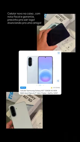 Celular A57 lacrado