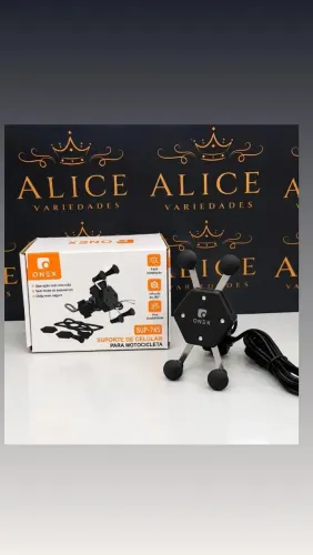 Suporte de celular para moto com carregador USB