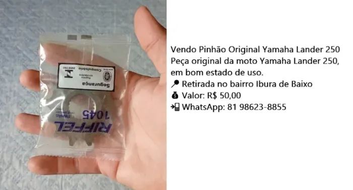 Pinhão Original Yamaha Lander 250