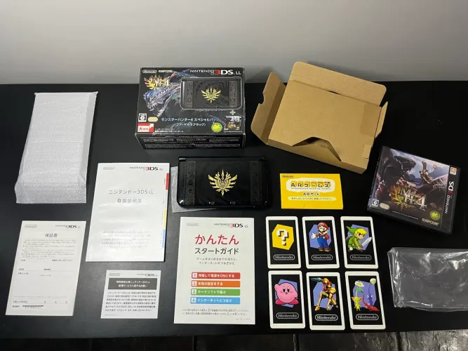 Nintendo 3ds XL Edição Monster Hunter 4 Gore Magala Black IMPECÁVEL