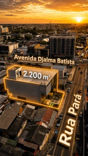 Prédio comercial novo, nunca ocupado, localizado na Rua Pará, no coração do Vieiralves