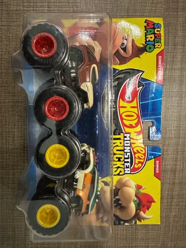 Hot Wheels Monster Truck Super Mario Donkey Kong vs Bowser