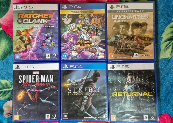 Lote de jogos PS4/PS5