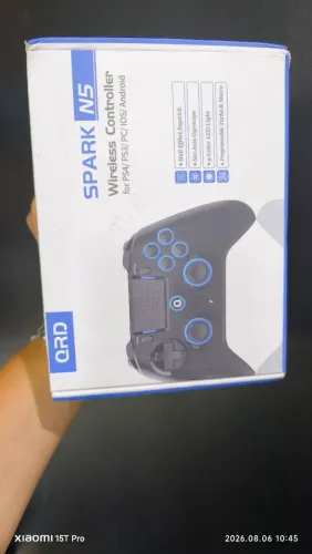 Vende novo lacrado Controle Para Ps4/ps3/pc Sem Fio Joysticks Gamepad Spark N5