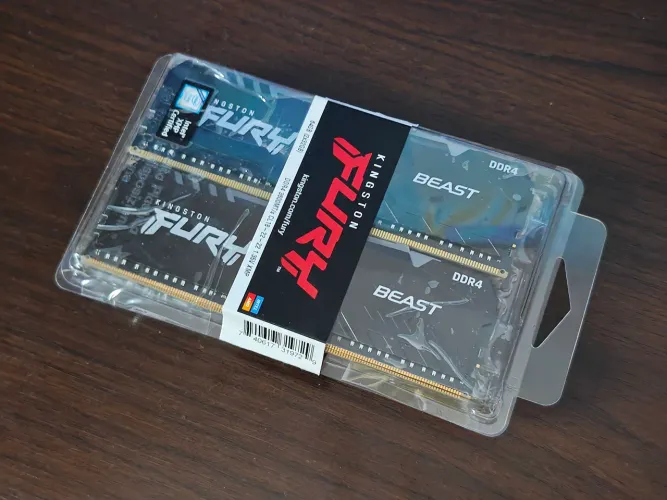 Memória Kingston Fury Beast ddr4 3600mhz 32gb