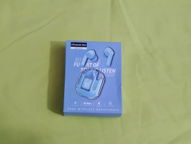Fone De Ouvido Sem Fio Ultrapods Max Bluetooth 5.3 azul - Novo