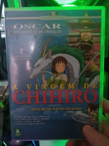 Dvd a viagem de Chihiro filme animação Studio ghibli hayao miyazaki