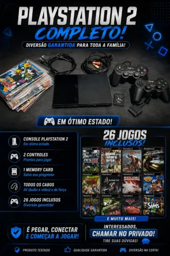 PlayStation 2 completo ps2