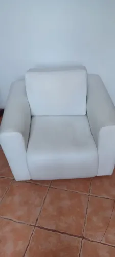 Poltrona courino branca