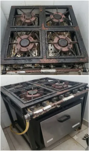 Fogão Industrial 4 Bocas com Forno