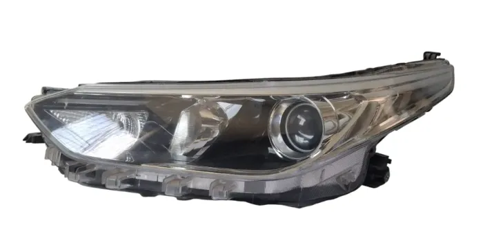 Farol Toyota Yaris Com Led 2019/2023 Mascara Negra Original Lado Esquerdo Com Detalhe