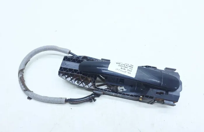 Maçaneta Externa Traseira Direita Vw Jetta 2.0 2016 Preto Traseira