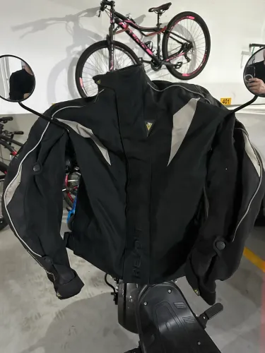 Jaqueta de moto com ombreira, cotoveleira e jaqueta jaqueta auxiliar se forro
