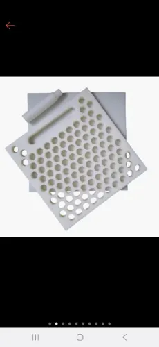 Placa porcionadora de brigadeiros de 15g 105 furos