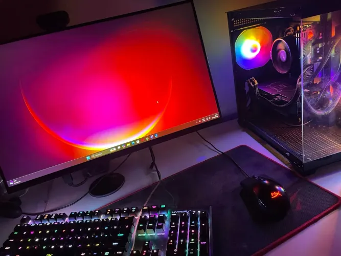 PC GAMER COMPLETO + MONITOR 165Hz | RX 7600 8GB