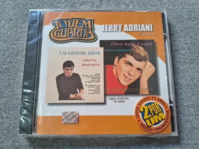 Cd duplo Jerry Adriani (lacrado) 35 anos Jovem Guarda vol. 2