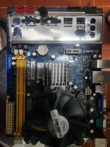 Phitronics PN73PVS-M placa-mãe socket LGA 775 ddr2 com core 2 duo