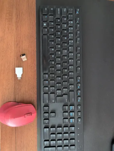 Teclado e mouse sem fio Dell e Logitech