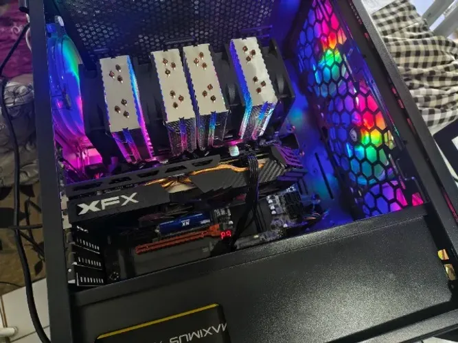 PC Gamer Dual Xeon 24 Núcleos/48 Threads + RX 580 8GB + 32GB + NVMe 1TB