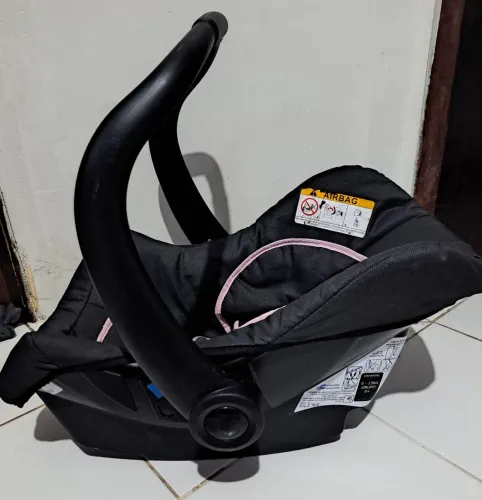 Bebê Conforto Galzerano Cocoon Rosa Cinza