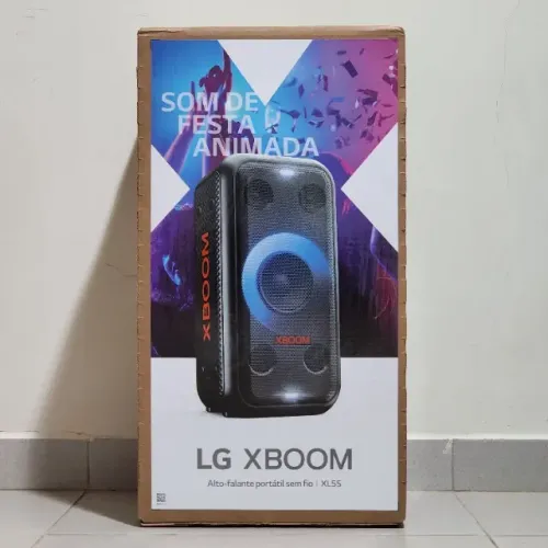 Caixa de Som Bluetooth LG XBOOM XL5S 200W Preto - Nova, Lacrada, Nota Fiscal e Garantia