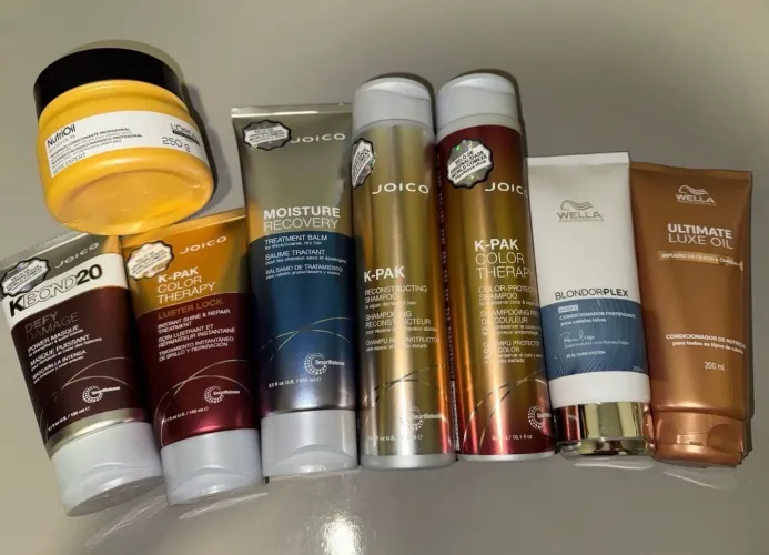 8 produtos profissionais para cuidados com cabelo