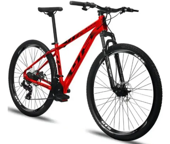 Bicicleta aro 29 alumínio com suspensão 24v nova na caixa folhas duplas parcelo cartão 