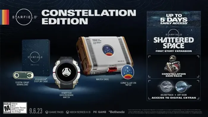 Jogo Starfield Constellation Edition Xbox Series X NOVO LACRADO com Smartwatch