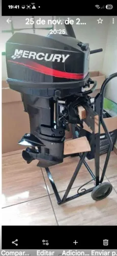Motor mercury 25hp americano