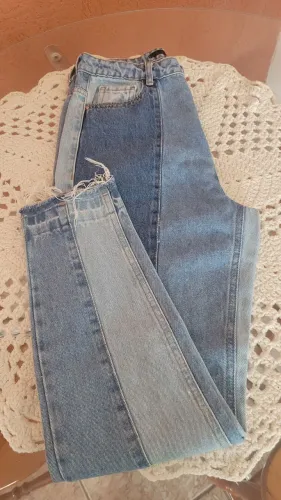 Calça Jeans Mom Bicolor YouCom