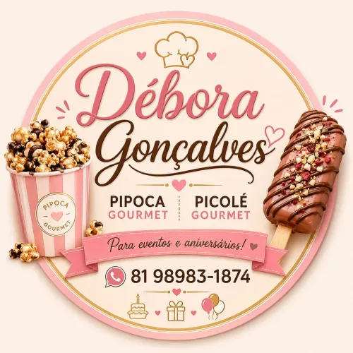 Pipocas e picolé gourmet